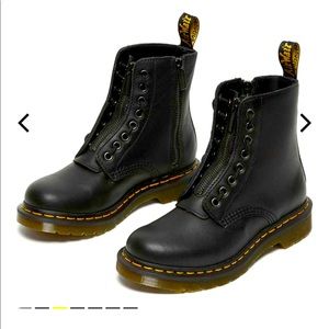 Dr. Martens 1460 Women’s Pascal Nappa Zipper Boots size 10